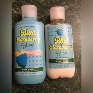 Bath & Body Works Blue Raspberry Burst Body Wash & Lotion